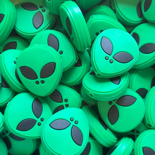 Green Alien Head