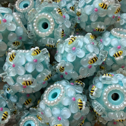 Acrylic Bee Beads 🐝