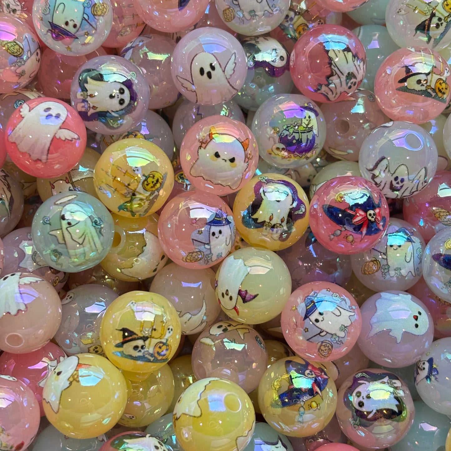 16mm Acrylic Ghost Mix 10pk
