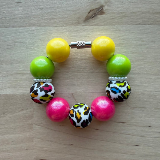 Colorful Leopard Cup Charm