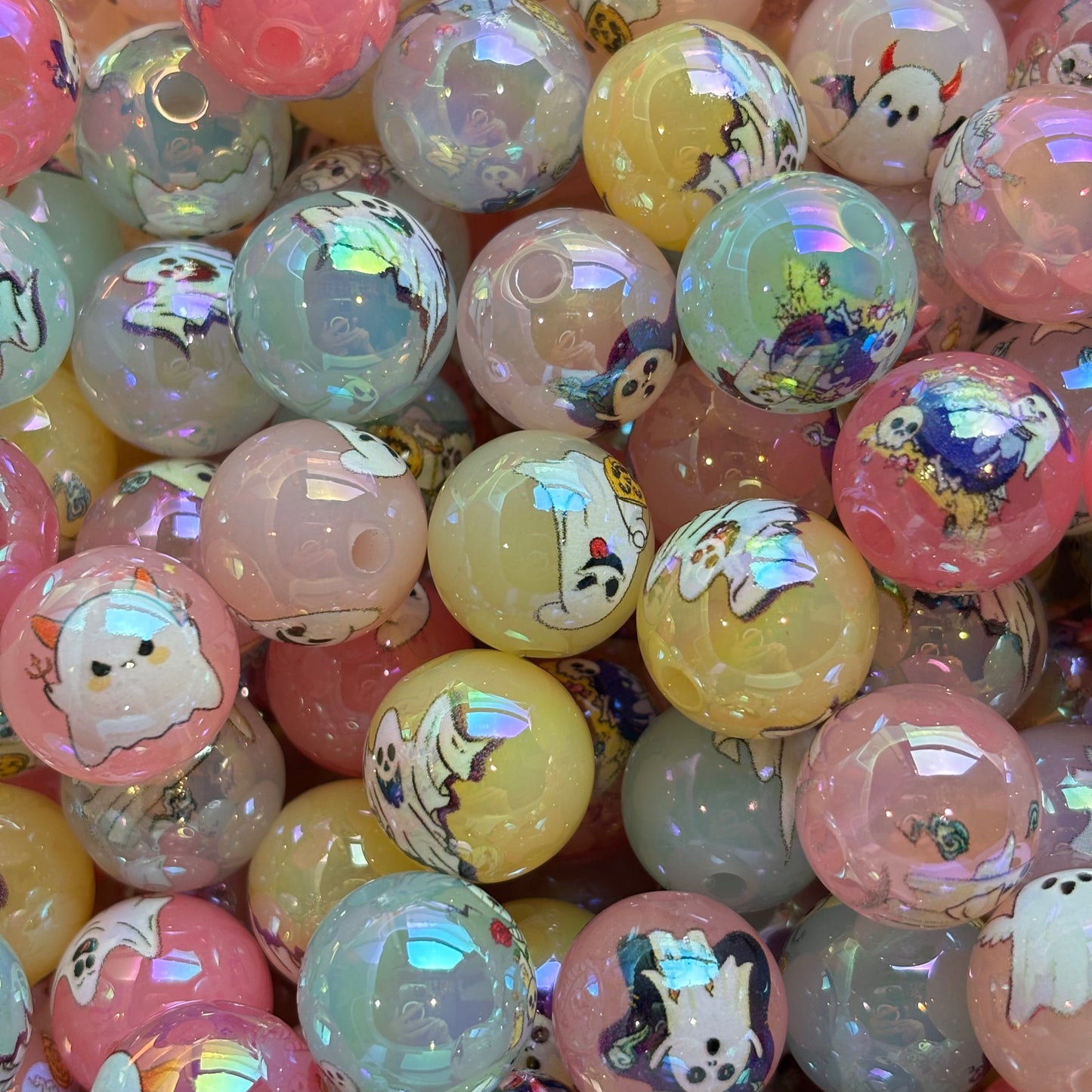 16mm Acrylic Ghost Mix 10pk