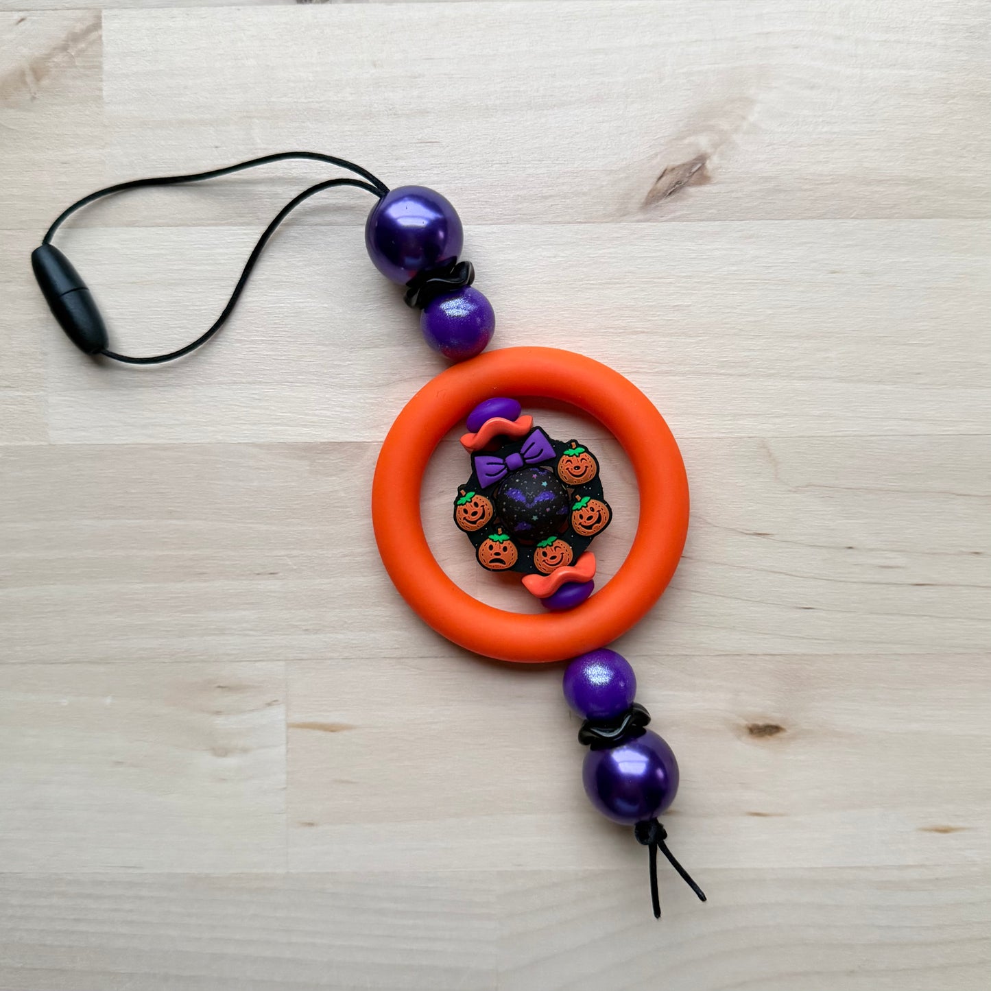 Pumpkin Wreath Car Charm