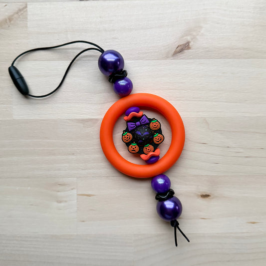 Pumpkin Wreath Car Charm