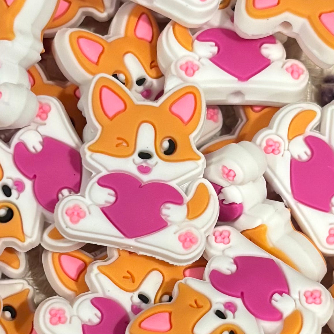 Cute Corgi With Heart