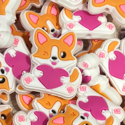 Cute Corgi With Heart