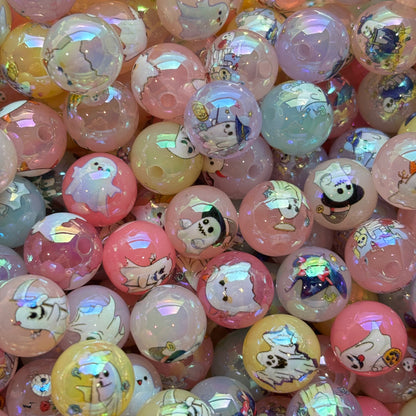 16mm Acrylic Ghost Mix 10pk