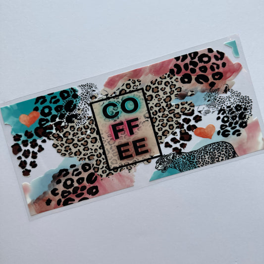 Coffee Leopard Cup Wrap #23