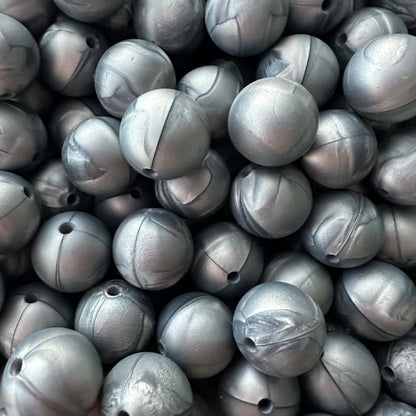 15mm Silicone Pearl Beads