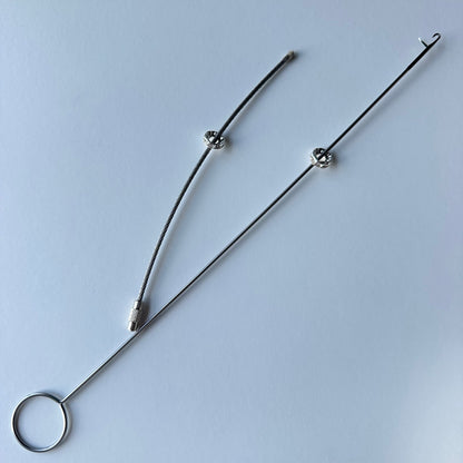 10mm Wide Hole Rhinestone Spacers