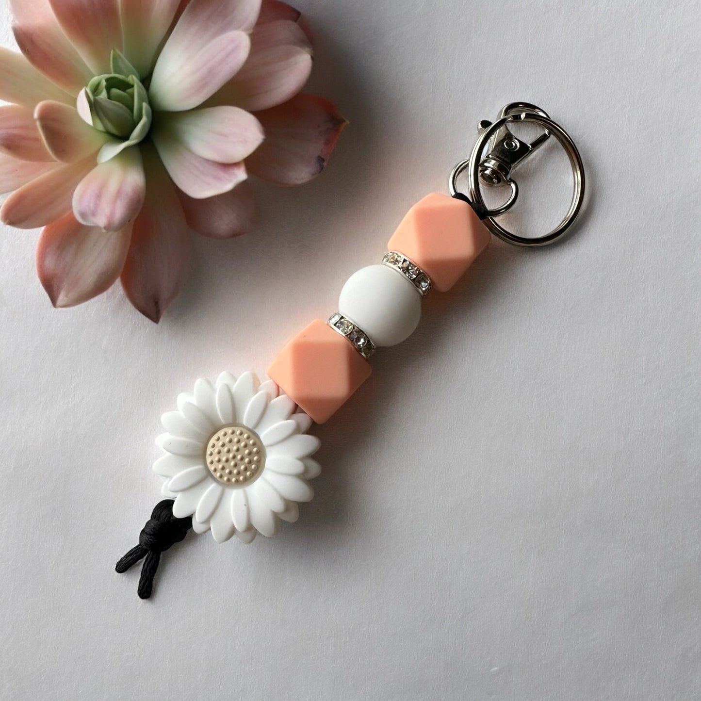 Daisy Flower Keychains