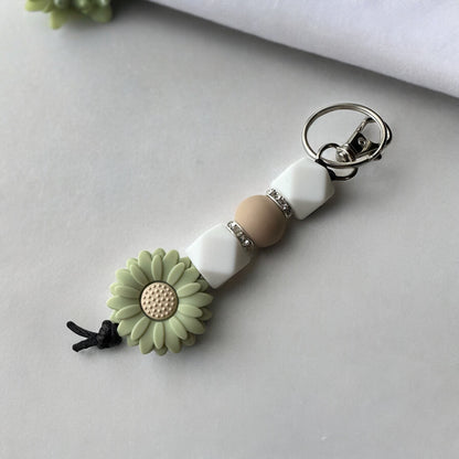 Daisy Flower Keychains