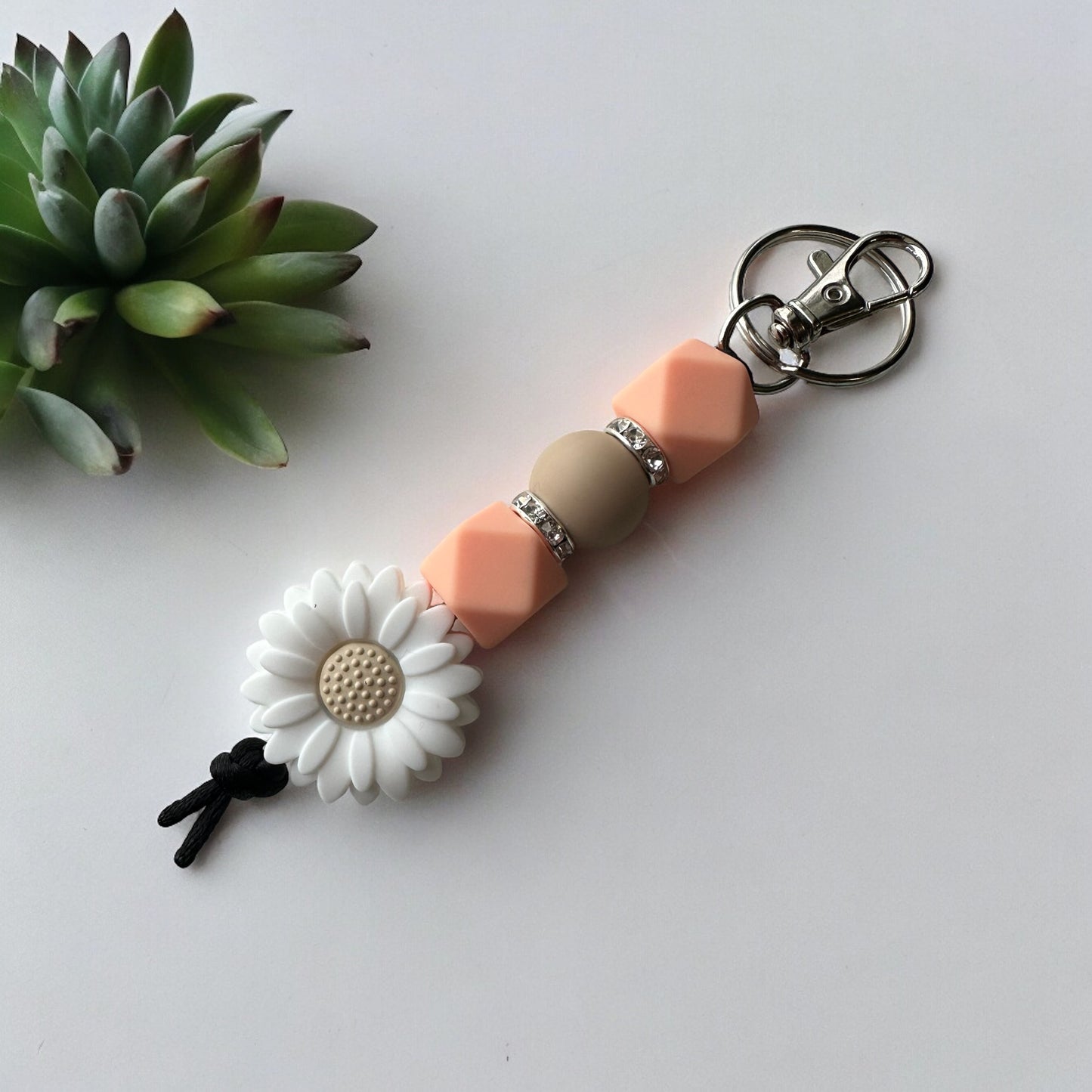 Daisy Flower Keychains