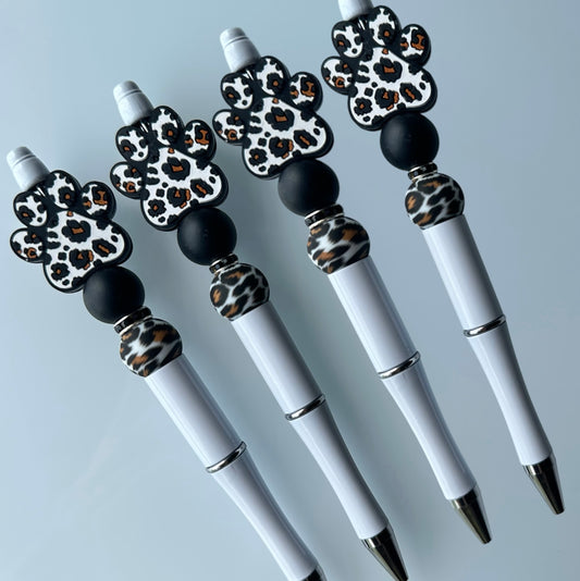 Leopard Paw Print Pens