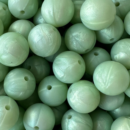 15mm Silicone Pearl Beads