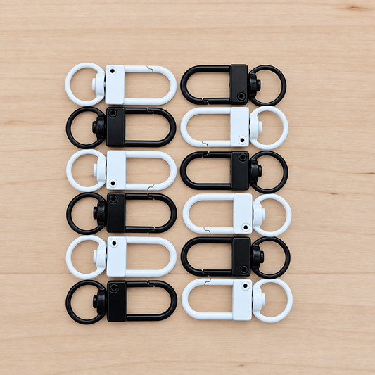 Black & White Clips 30pk