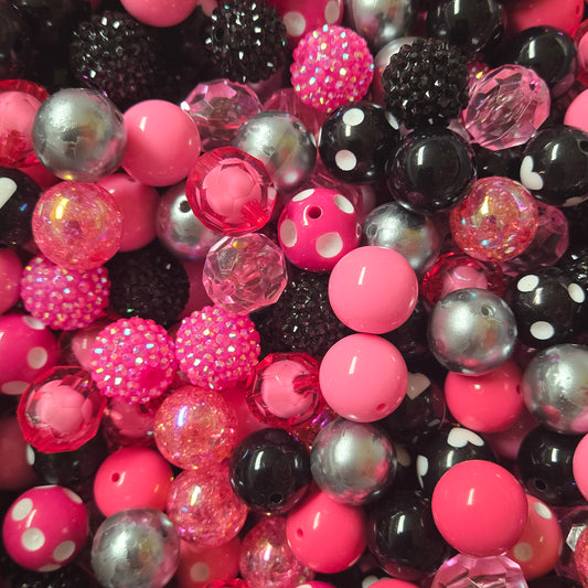 20mm Pink Poodle Mix