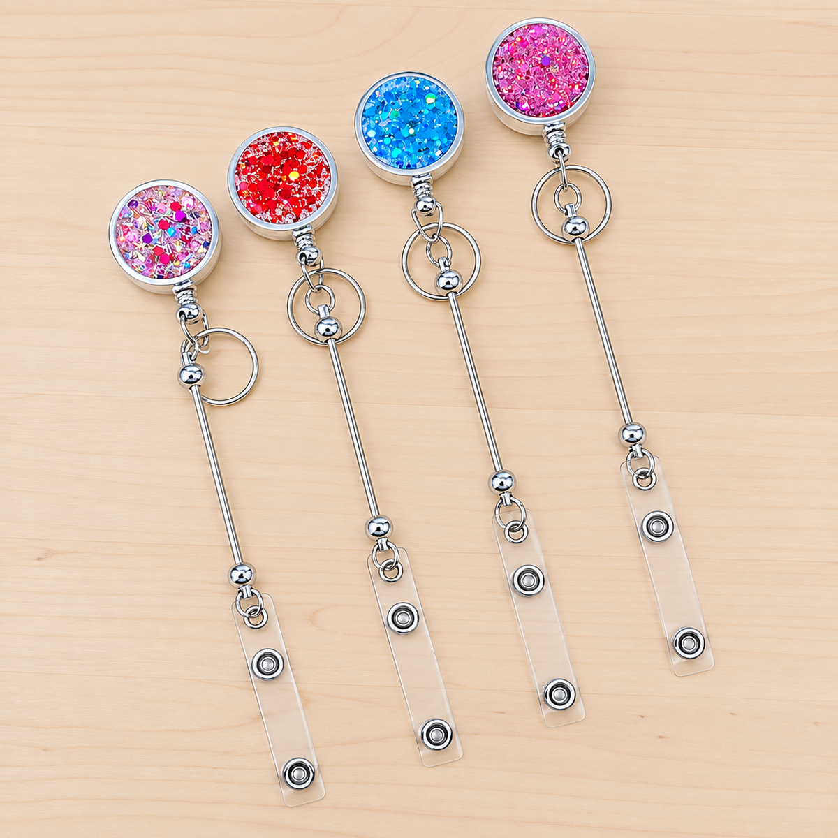 Glitter Badge Reel