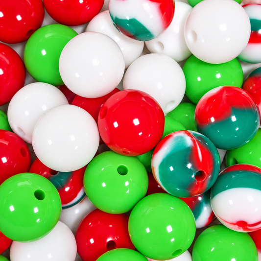 15mm Liquid Silicone Christmas Blend 40pk