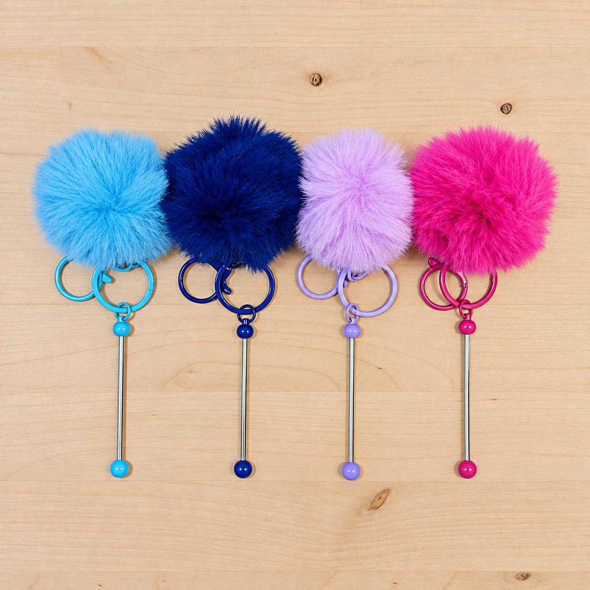 Fuzzy Keychain