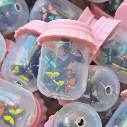 3D Jar of Butterflies