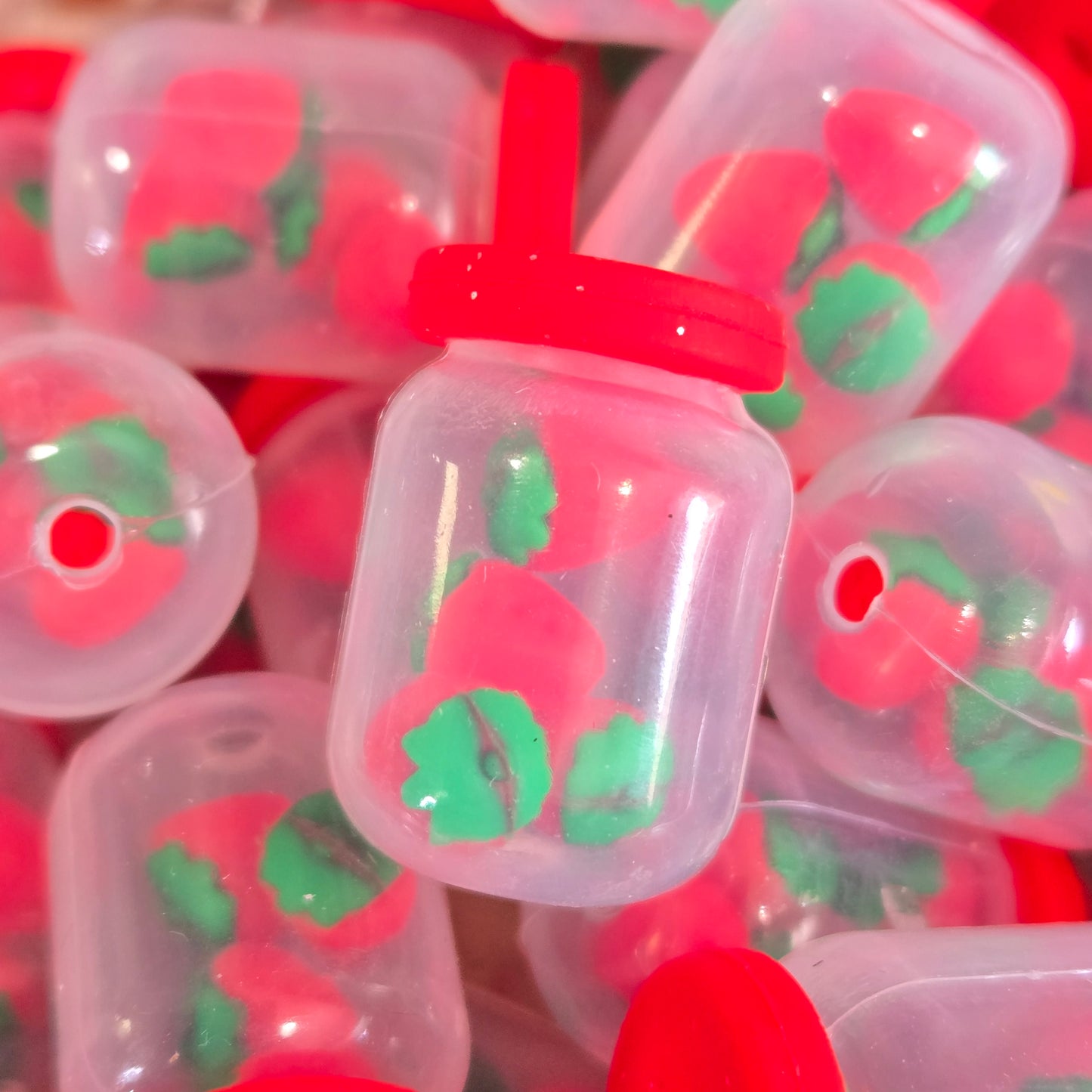 3D Jar of Strawberries